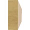 Ekena Millwork 2in. W x 6in. H x 24in. L Yorktown Woodgrain TimberThane Rafter Tail, Primed Tan RFTUR02X06X24YORRCPR - alternate 5